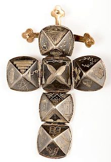 Raymond's Ornate Masonic Orb Pendant