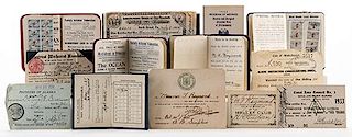 A Group of Raymond's Membership Documents to Various Fraternal, Show Business, and other Groups