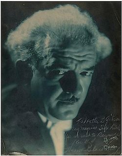Inscribed and Signed Portrait of Blackstone (Harry Blackstone)