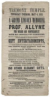 A Grand Lincoln Memorial, Colassal Gift Exhibition (Professor Allyne)