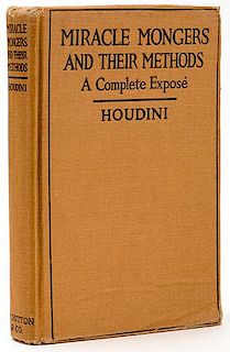 Miracle Mongers and Their Methods (Harry Houdini, Signed)