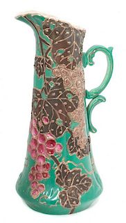 A Ceramic Pitcher Height 16 inches.