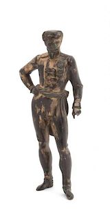 A Bronze Figure Height 8 3/4 inches.