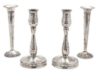 A Group of American Silver Articles Height of first 7 inches.