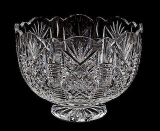 A Waterford Crystal Bowl Height 6 5/8 inches.