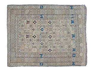 A Turkish Wool Rug 5 feet 3 inches x 4 feet 2 inches.