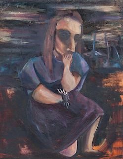 Melvin E. Tess, (Wisconsin, 1926-2016), Portrait of a Girl