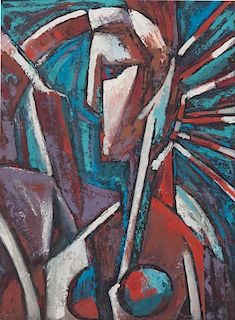 Melvin E. Tess, (Wisconsin, 1926-2016), Abstract Figure