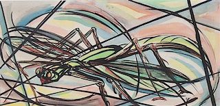 Melvin E. Tess, (Wisconsin, 1926-2016), Abstract Insects (two works)
