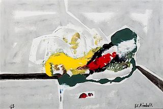 Harold Kimball, (American, b. 1929), Untitled (Abstract), 1968