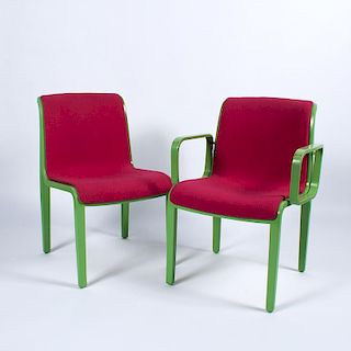 Mid-Century Modern Bentwood Chairs by William Stephens for Knoll
