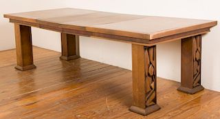 Brutalist Dining Table by Jefferson Woodworking Co