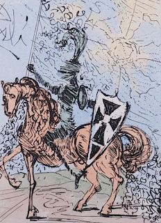 Salvidor Dali "El Cid" Lithograph #262 / '86
