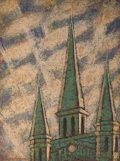 L. Edwardson "Buttermilk Sky St. Louis Cathedral"