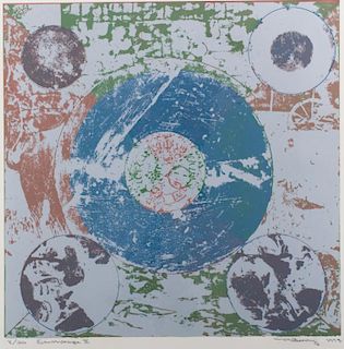 Margaret Berry "Earthscape II" Lithograph