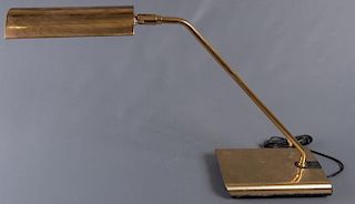 Koch & Lowy OMI Brass Gooseneck Desk Lamp