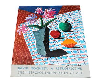 Offset Lithograph David Hockney (1937-) Marker Signed