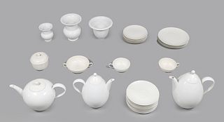 Group of Thirty Nine KPM Blanc de Chine Porcelain China Set