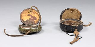 Group of Two 19th Century Chinese Eyeglasses and Cases
