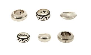 A group of Antonio Pineda silver jewelry