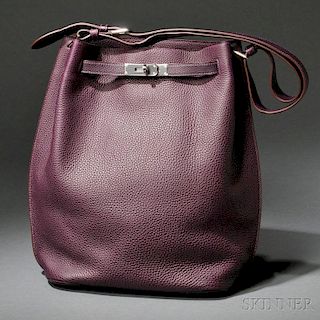 "So Kelly" Leather Handbag, Hermes