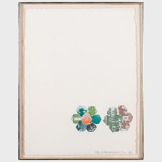 Robert Rauschenberg (1925-2008): L.A. Flakes--11,000',  and Rising