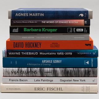 Group of Ten Books on Contemporary Art