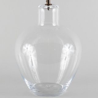 Large Simon Pearce Glass Lamp