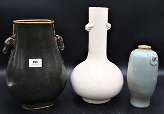 Four Piece Chinese Glazed Porcelain Group