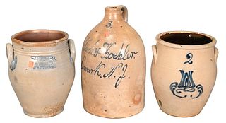Three Pieces of Stoneware