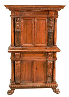 Italian Style Two Part Cabinet