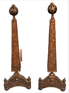 Two Pairs of Andirons