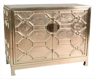 Contemporary Silvered Cabinet