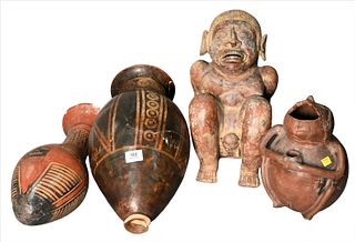 Four South American Pottery