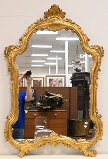 Continental Style Gilt Carved Mirror