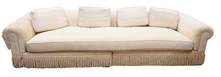 Custom Upholstered Two Part Sofa