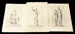 Group of 15 Classical Copper Etchings
