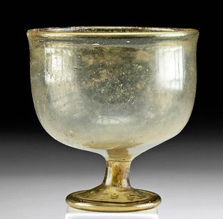 Roman Glass Stemmed Goblet, ex-Christie's