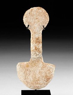 Anatolian Marble Kusura Violin Idol of a Goddess