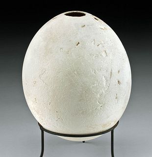 Ancient Phoenician / Mesopotamian Ostrich Egg (Vessel)