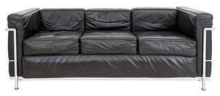 Le Corbusier LC-6 3 Seat Petit Confort Sofa