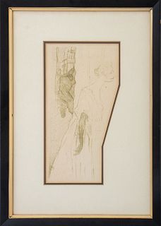 Toulouse-Lautrec "Yvette Guilbert" Lithograph 1894