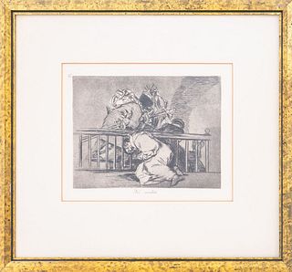 Francisco Goya "Asi Sucedio" Etching