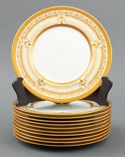 Cauldon for Tiffany & Co Porcelain Lunch Plates, 11