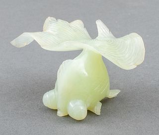 Chinese Jade Carving of a Fish