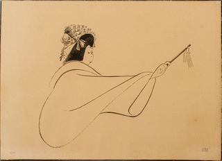 Al Hirschfeld "Kabuki: Sumano" Color Lithograph