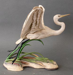 Boehm Studio Porcelain "The Great Egret" Figurine