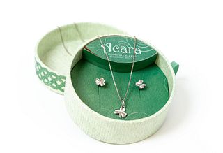 Irish Sterling Silver Necklace and Earrings