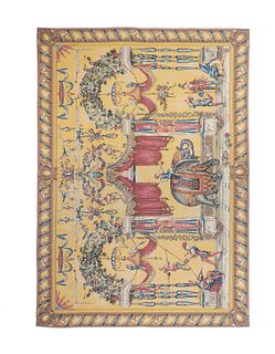 Vintage Tapestry, 4’6" x 6’6" (1.37 x 1.98 M)