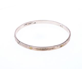 Taxco Mexico Cartier Love Style Sterling Bracelet